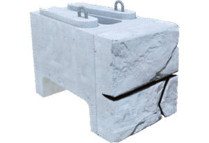 Concrete Half-Block - Retaining Wall VertiBlock Cornerstone Wall