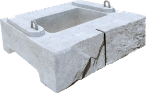 Concrete Half-Step Block - Retaining Wall VertiBlock Cornerstone Wall