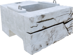 Concrete Mass Extender Block - Retaining Wall VertiBlock Cornerstone Wall