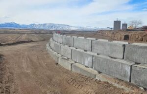 Bin Block Wall