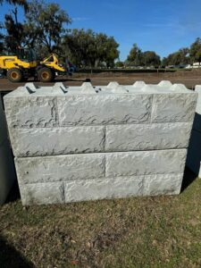 Concrete Beton Block with Limestone Texture in Nevada